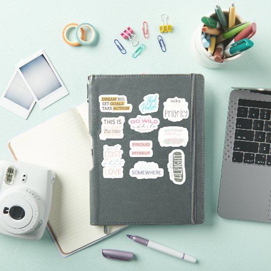 Motiveer jezelf! 10 Motivatie Sticker Pack (iPad Cover)