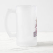 Motiveer om sterk te blijven matglas bierpul (Links)