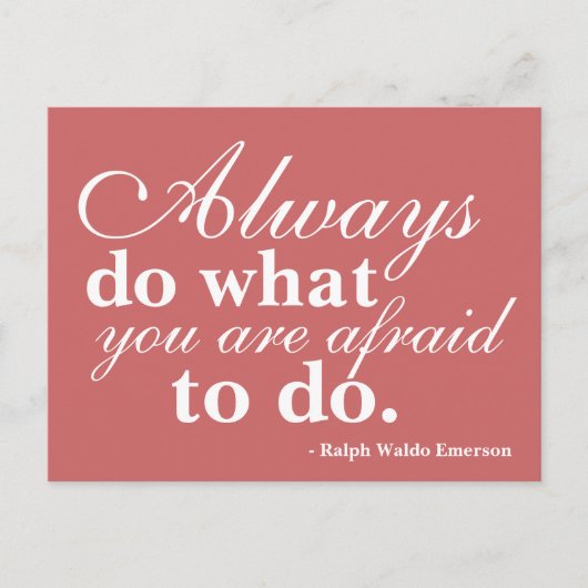 motiveren, inspireren, aanmoedigen, briefkaart (Voorkant)