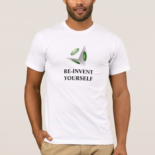 Motiverend bericht met 3D-ontwerp T-shirt (Voorkant)