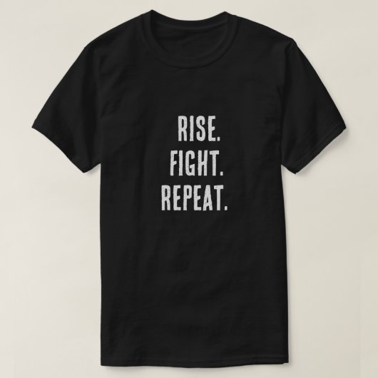 Motiverend Boksshirt T-shirt (Design voorkant)