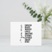 MOTIVEREND BRIEFKAART (Staand voorkant)