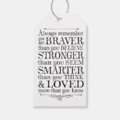 Motiverend  cadeaulabel (Voorkant)