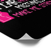 Motiverend Cheerleader Ontwerp Poster (Hoek)