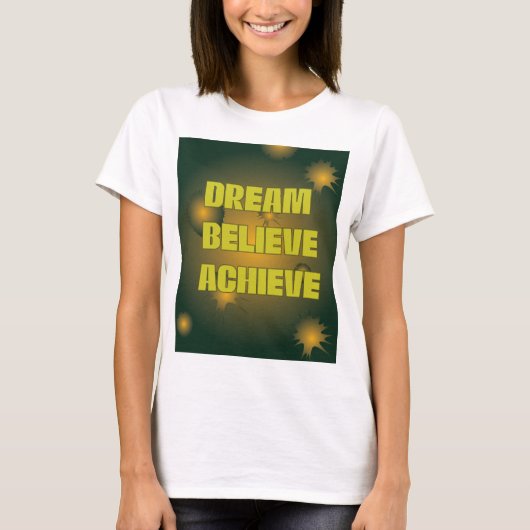 Motiverend Dames T-Shirt (Voorkant)