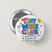 Motiverend Gepersonaliseerd Geschenk voor Docent & Ronde Button 5,7 Cm (Voorkant /achterkant)