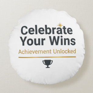 Motiverend geschenk voor succes rond kussen