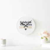 Motiverend geschenk voor succes ronde klok (Huis)