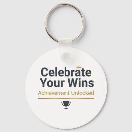 Motiverend geschenk voor succes sleutelhanger