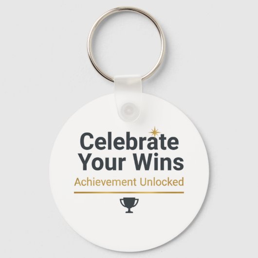 Motiverend geschenk voor succes sleutelhanger (Voorkant)