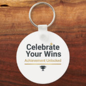 Motiverend geschenk voor succes sleutelhanger (Voorkant)