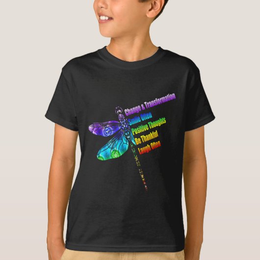 Motiverend geschenk voor vrouwen Libelle T-shirt (Voorkant)