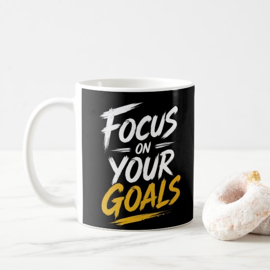 Motiverend  koffiemok (Met donut)