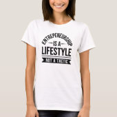 Motiverend Ondernemers Leven T-Shirt (Voorkant)
