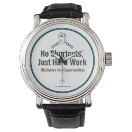 Motiverend Ontwerp met Citaat over Hard Werk – Gee Horloge