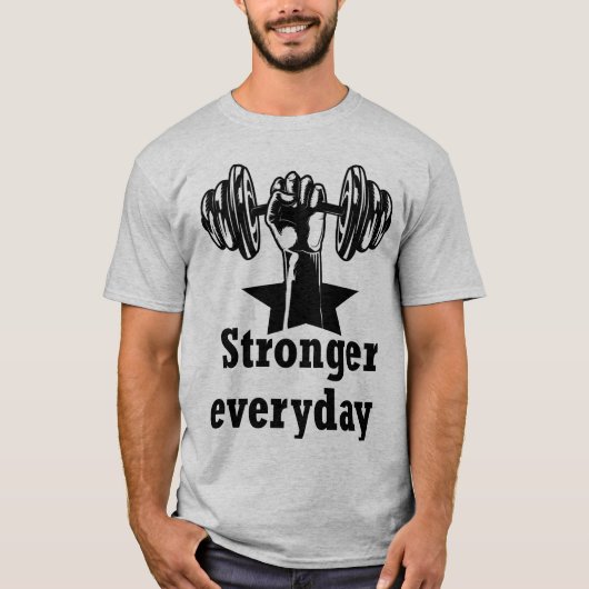 Motiverend ontwerp T-shirt (Voorkant)