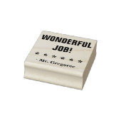 Motiverend "PRACHTIG WERK!" Teacher Rubber Stamp Rubberstempel (Stempel)