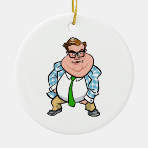 Motiverend Spreker Keramisch Ornament