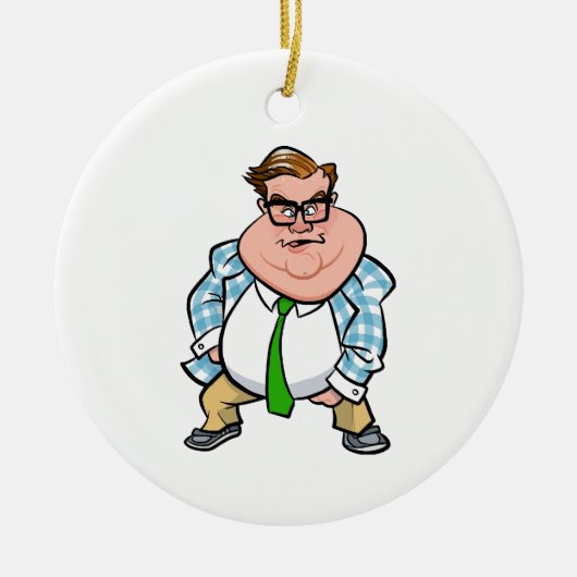 Motiverend Spreker Keramisch Ornament (Voorkant)