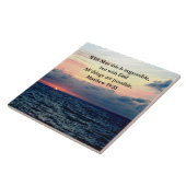 MOTIVEREND SUNRISE MATTHEW 19:26 PHOTO ONTWERP TEGELTJE (Zijkant)