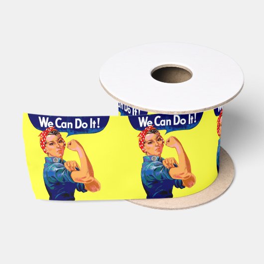 Motiverend 'We Can Do It!' Satijnen Lint (Spoel)