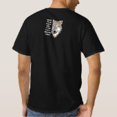 Motiverend Wolf Quote T-Shirt - Jij Bestuurt de Da (Achterkant)