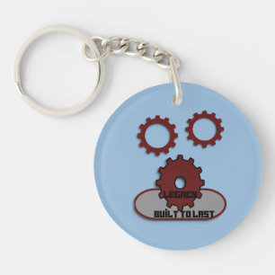 Motiverende acrylen sleutelhanger met positieve qu