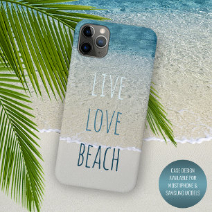 Motiverende Aqua Turquoise Blauwe Surf Golven Foto Case-Mate iPhone Case