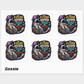 Motiverende astronaut sticker (Vel)