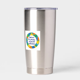 Motiverende Beker – Verbetering van de Reisontwerp Geïsoleerde Drinkbeker