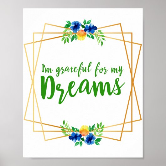 motiverende bevestigingen voor het leven en eigenl poster (Voorkant)