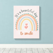 Motiverende citaat kunst 1 - Canvasprint Canvas Afdruk (Insitu (Houten vloer))