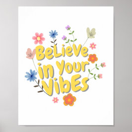 Motiverende citaat muurkunst poster