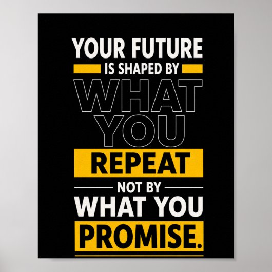 Motiverende citaatposter poster (Voorkant)