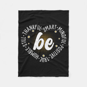 Motiverende citat ontwerp inspiratie positieve zeg fleece deken