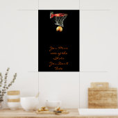 Motiverende citaten basketbal deur poster (Keuken)