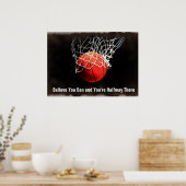 Motiverende citaten Basketbal Poster (Keuken)