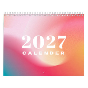 Motiverende citaten Kleurrijke vloeiende gradiënt Kalender