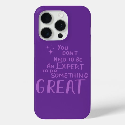Motiverende Citaten Typografie Case-Mate iPhone Case (Achterkant)