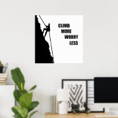 motiverende citaten voor klimmers poster (Thuiskantoor)
