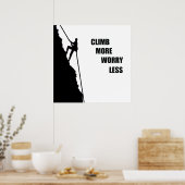 motiverende citaten voor klimmers poster (Keuken)