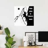 motiverende citaten voor klimmers poster (Thuiskantoor)