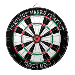 Motiverende Dartbord Muur Kunst Oefenquote