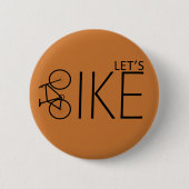 Motiverende fietser citaat - Grappige fietsen Ronde Button 5,7 Cm (Voorkant)