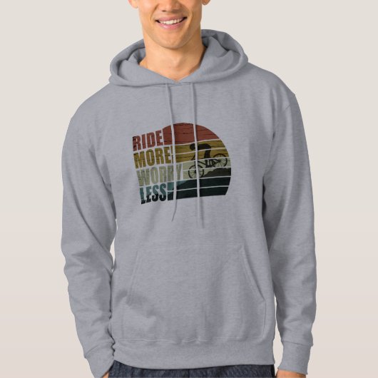 Motiverende fietser - Grappige fietscitaten Hoodie (Voorkant)