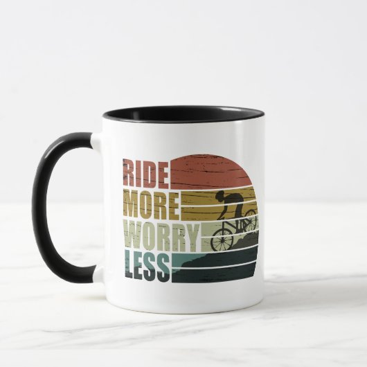 Motiverende fietser - Grappige fietscitaten Mok (Links)