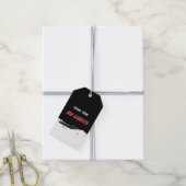 Motiverende Fitness Zwart Cadeaulabel (Met Touw)