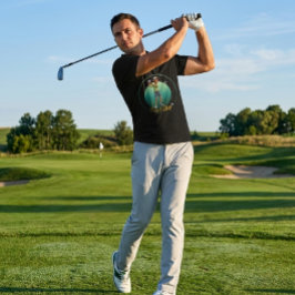 Motiverende Golf Grafiek T-shirt