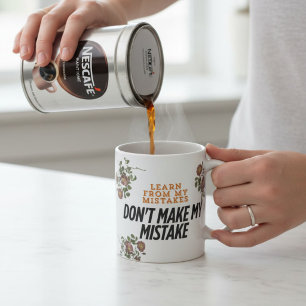 Motiverende Groei Mentaliteit Quote Koffiemok - Bi