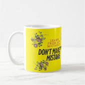 Motiverende Groei Mentaliteit Quote Koffiemok - In (Links)